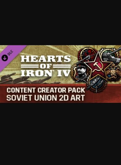 Hearts of Iron IV: Content Creator Pack - Soviet Union 2D Art game cover