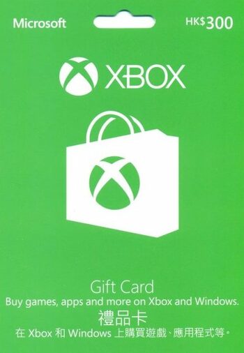 Xbox Live Gift Card 300 HKD Xbox Live Key HONG KONG