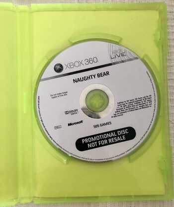 Naughty Bear Xbox 360