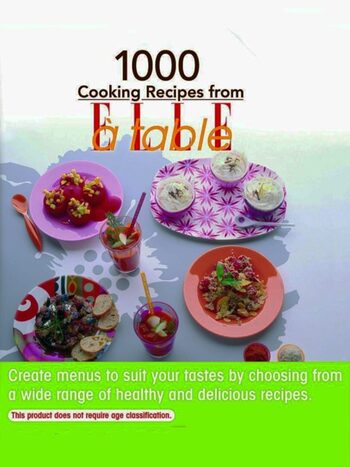 1000 Cooking Recipes from Elle à Table Nintendo DS