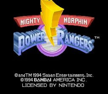 Mighty Morphin Power Rangers SNES