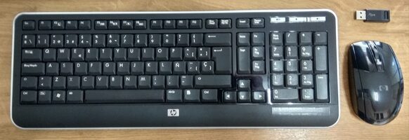 Teclado y ratón inalámbricos HP