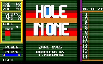 Get Hal's Hole in One Golf SNES