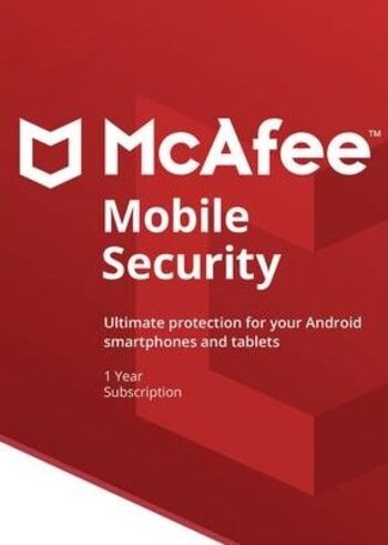 McAfee Mobile Security 1 Appareil 1 An (Android) Clé McAfee GLOBAL