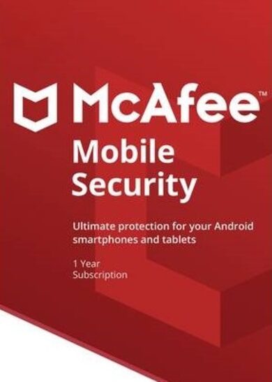 E-shop McAfee Mobile Security 1 Device 1 Year (Android) McAfee Key GLOBAL