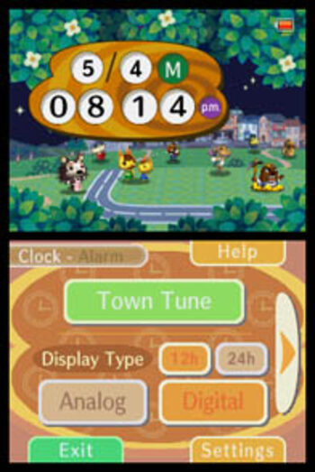 Animal Crossing Clock Nintendo DS