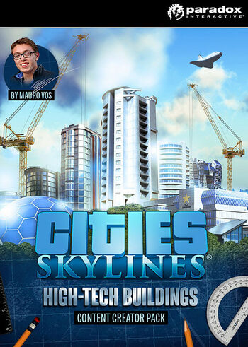 Cities: Skylines - Content Creator Pack: High-Tech Buildings (DLC) Steam Key EUROPE