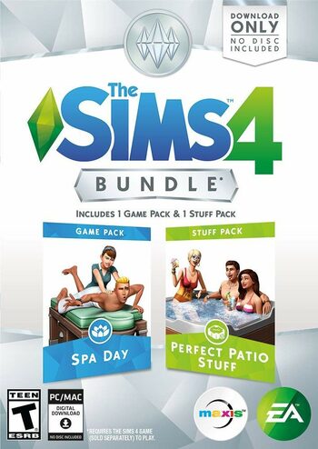 The Sims 4 Bundle Spa Day & Perfect Patio Stuff Expansion Pack (DLC) Origin Key GLOBAL
