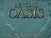 Get Beyond Oasis SEGA Mega Drive