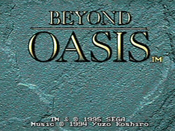 Get Beyond Oasis SEGA Mega Drive