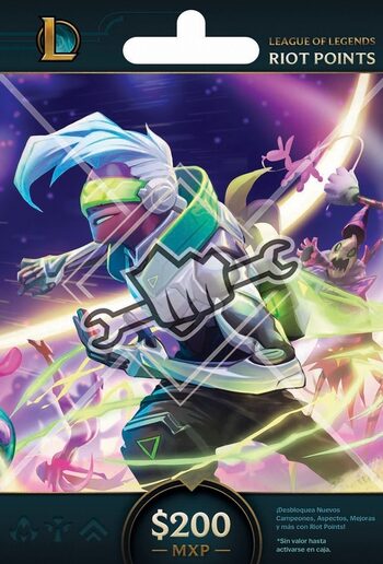 League of Legends Gift Card 200 MXN Key - MX Server Only