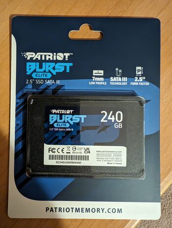 Patriot Burst Elite 240GB SSD Sata 2.5"