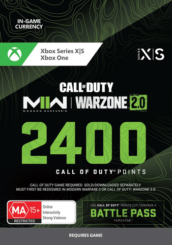 2,400 Modern Warfare II or Call of Duty: Warzone 2.0 Points XBOX LIVE Key GLOBAL