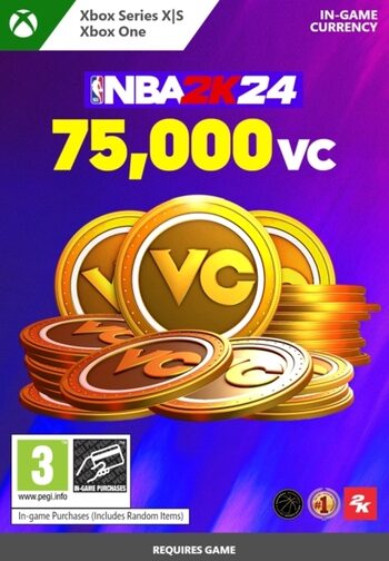 NBA 2K24 - 75,000 VC Clé (Xbox One/Xbox Series X|S) EUROPE