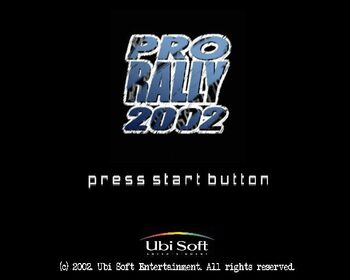 Pro Rally 2002 Nintendo GameCube