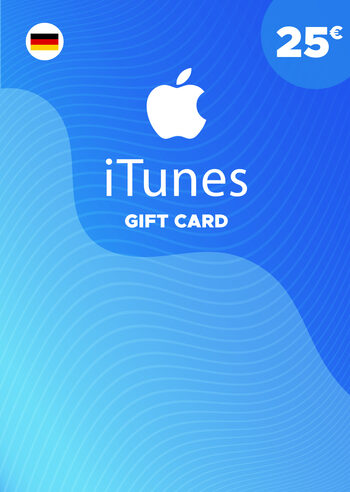 Apple iTunes Gift Card 25 EUR iTunes Key GERMANY