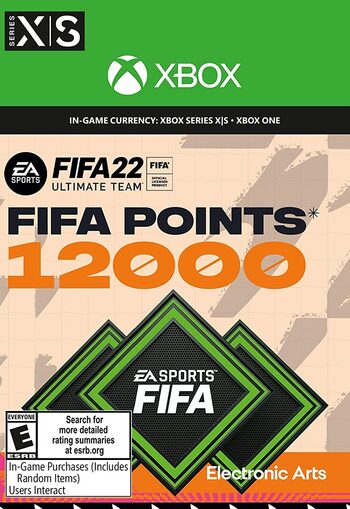 FIFA 22 - 12000 FUT Points Código de Xbox Live UNITED STATES