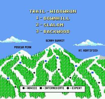 Snowboard Challenge NES