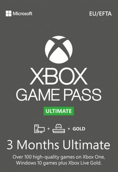 Microsoft Studios Xbox Game Pass Ultimate– 3 Month Subscription (Xbox One/ Windows 10)