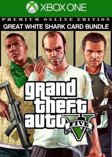 E-shop Grand Theft Auto V: Premium Online Edition & Great White Shark Card Bundle (Xbox One) Xbox Live Key EUROPE