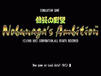 Nobunaga's Ambition (2009) Game Boy