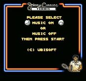 Redeem Jimmy Connors Tennis NES