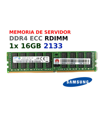  16GB DDR4 2133 ECC Samsung servidores