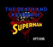 Get The Death and Return of Superman SNES