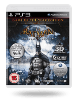 Batman: Arkham Asylum Game of the Year Edition PlayStation 3