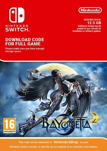 Bayonetta 2 (Nintendo Switch) eShop Key EUROPE