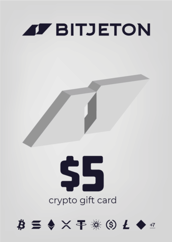 BitJeton Crypto Gift Card 5 USD Key GLOBAL