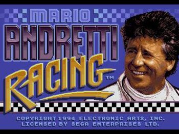 Mario Andretti Racing SEGA Mega Drive