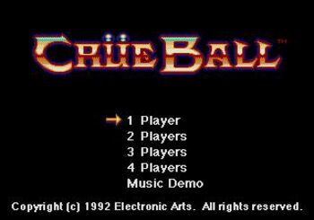 Crüe Ball SEGA Mega Drive