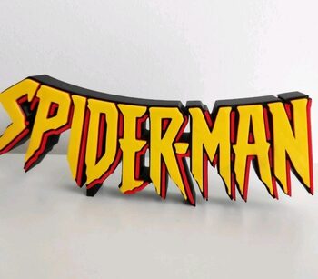 Logo Spiderman en 3D