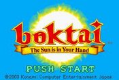 Boktai: The Sun Is in Your Hand Game Boy Advance