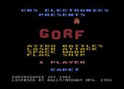 Gorf Atari 2600 for sale