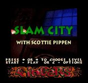 Slam City with Scottie Pippen SEGA CD