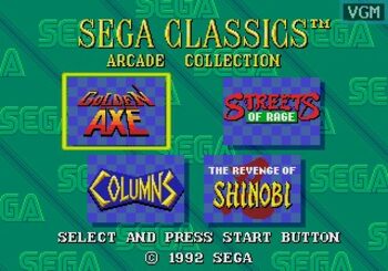 Sega Classics Arcade Collection SEGA CD