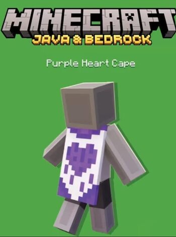Minecraft Java & Bedrock Edition - Purple Heart Cape (DLC) XBOX LIVE Key GLOBAL