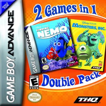 2 Games In 1 Double Pack: Finding Nemo + Monsters, Inc. Game Boy Advance