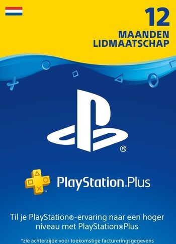 PlayStation Plus Card 365 Days (NL) PSN Key NETHERLANDS