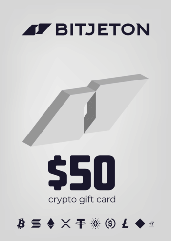 BitJeton Crypto Gift Card 50 USD Key GLOBAL