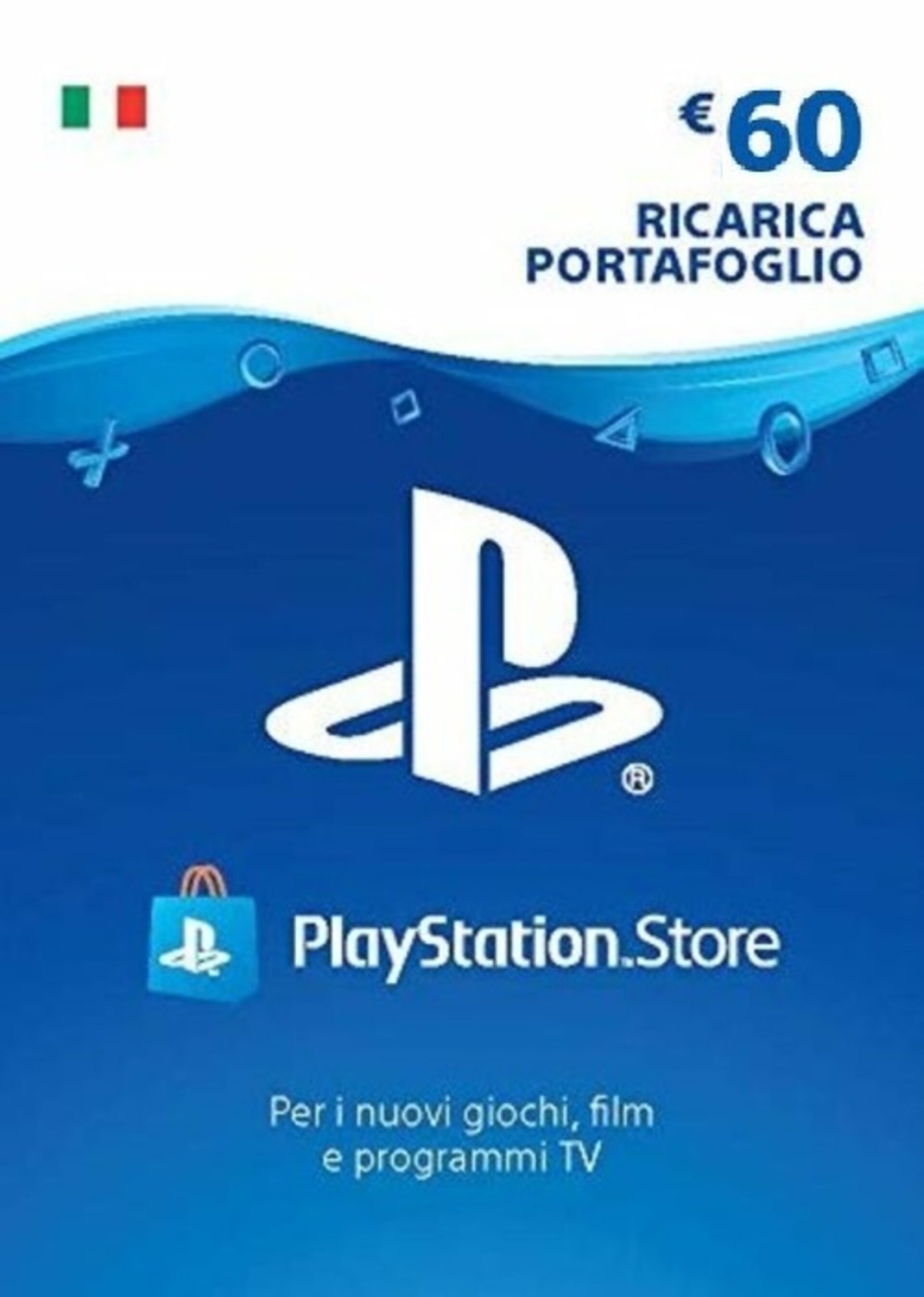 PlayStation Network Card 60 EUR IT key PSN cards