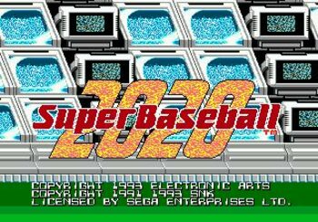 Buy Super Baseball 2020 SEGA Mega Drive