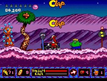 Toejam & Earl 2: Panic on Funkotron SEGA Mega Drive