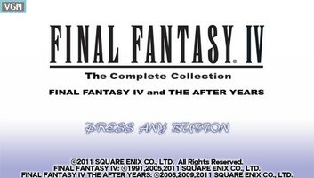 Final Fantasy IV: The Complete Collection PSP