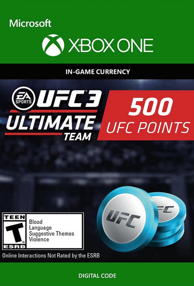 E-shop EA SPORTS UFC 3 - 500 UFC POINTS Xbox Live Key GLOBAL