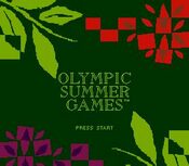 Olympic Summer Games SNES