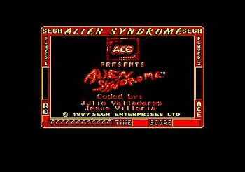 Alien Syndrome (1987) SEGA Master System for sale