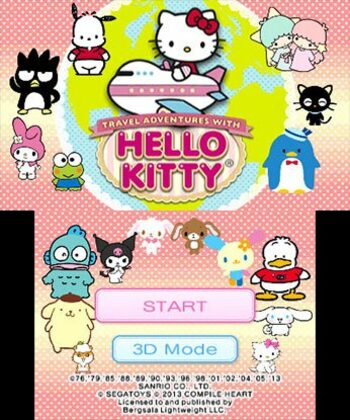 Travel Adventures with Hello Kitty Nintendo 3DS for sale